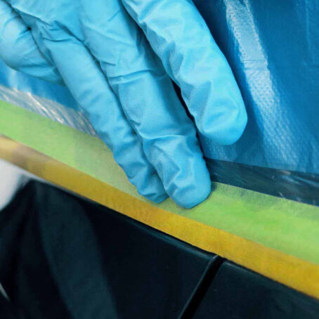 Rollo Nylon de Enmascarar con Adhesivo Indasa 1800mm 25mts