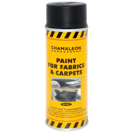 Pintura Spray Tapizado Alfombra Textil Negro Chamaleon 400ml