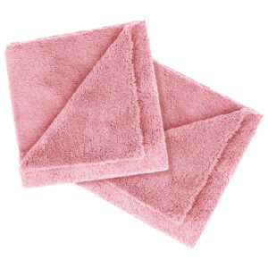 Pack 2 Paños Microfibra para Detailing Rosados Sagus 40x40cm