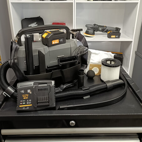 Aspiradora Para Tapizados a Batería ShineMate Humedo y Seco