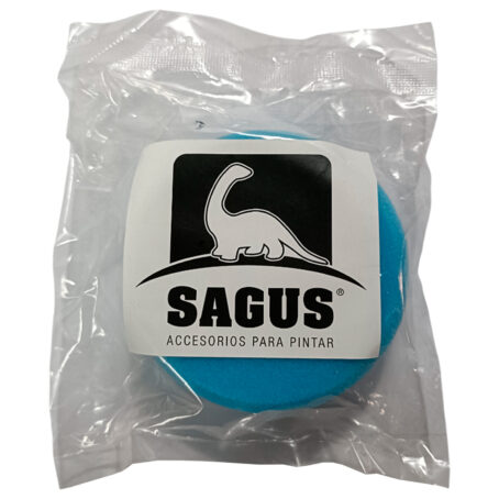 Boina Almohadilla Pad Espuma Azul 3 Pulg. 80mm Sagus