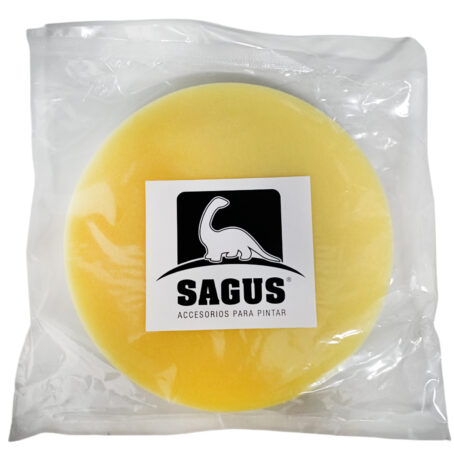 Boina Almohadilla Pad Espuma Amarilla 8 Pulg. 200mm Sagus