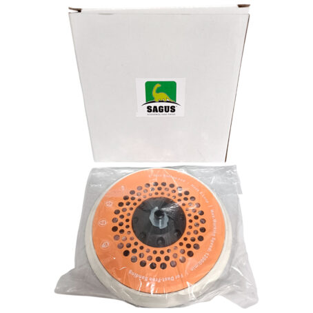 Plato para Pulidoras Orbitales 5" 123mm Rosca M8 Sagus